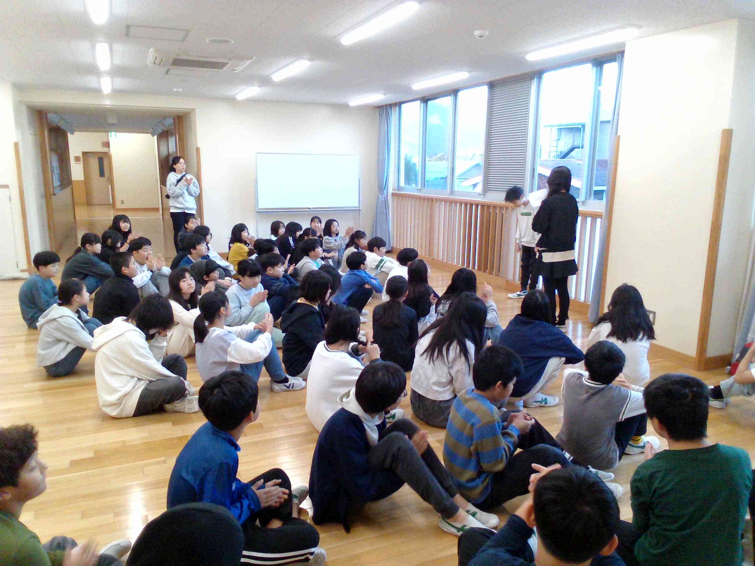 ３日目朝会